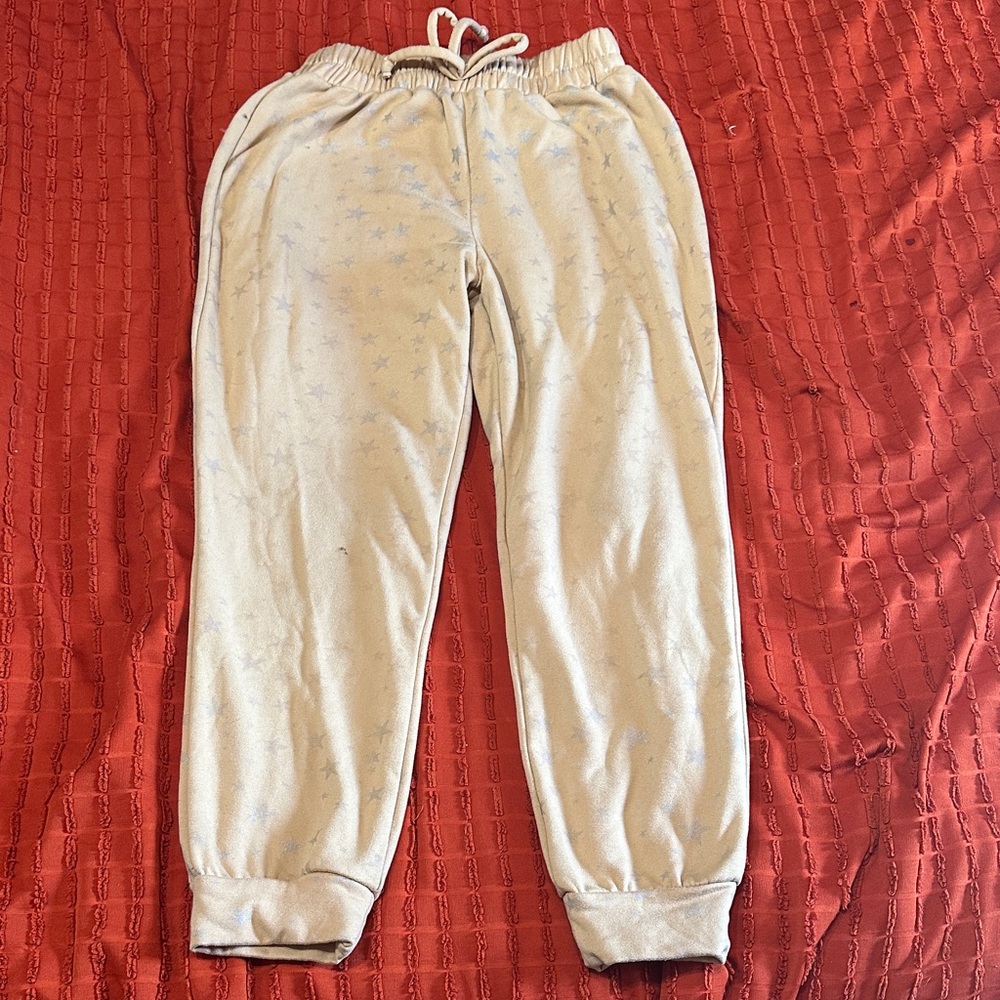 Children's Cream Star Joggers